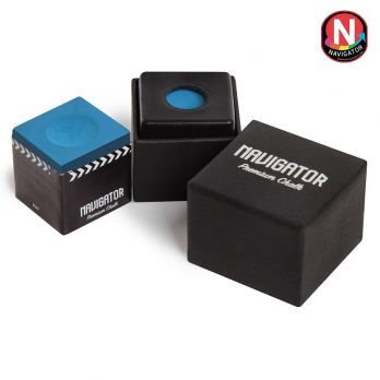 Мел для кия Navigator Premium Chalk Plus Alpha Blue 1 шт.