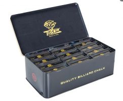 Мел для кия Tiger High Performance Chalk, синий, 3 шт