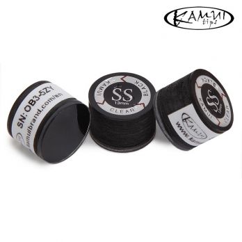Наклейка для кия Kamui Clear Black 13мм Super Soft 1шт.