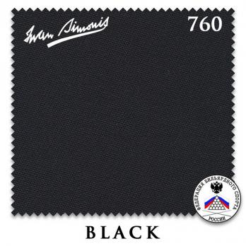 Сукно Iwan Simonis 760 198 см Black