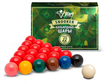 Комплект шаров для снукера Start Billiards Snooker 52,4 мм