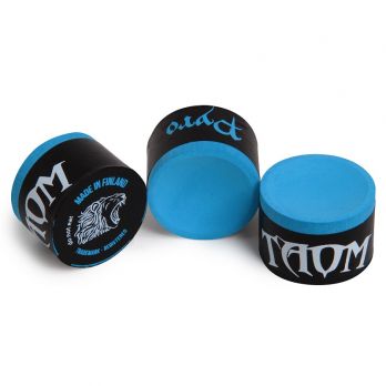 Мел для кия Taom Pyro Chalk Blue в индивидуальной упаковке 1шт.