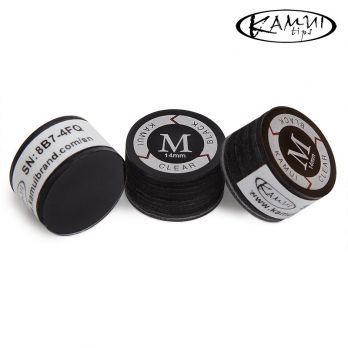 Наклейка для кия Kamui Clear Black 14мм Medium 1шт.
