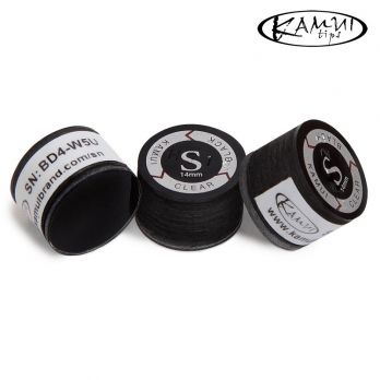 Наклейка для кия Kamui Clear Black 14мм Soft 1шт.