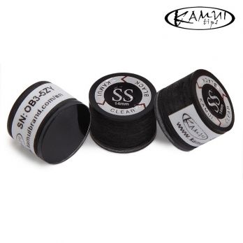 Наклейка для кия Kamui Clear Black 14мм Super Soft 1шт.