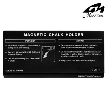 Держатель для мела Mezz Exceed Magnetic Chalk Holder Eph-Kle, магнитный, черный
