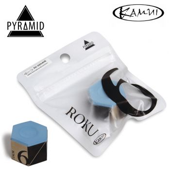 Мел для кия Kamui Roku Pyramid Sky Blue 1шт.