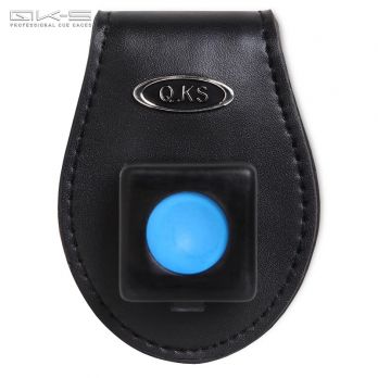 Держатель для мела QK-S X3 магнитный кожаный черный