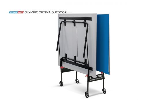 Теннисный стол Olympic Optima Outdoor синий с комплектом аксессуаров