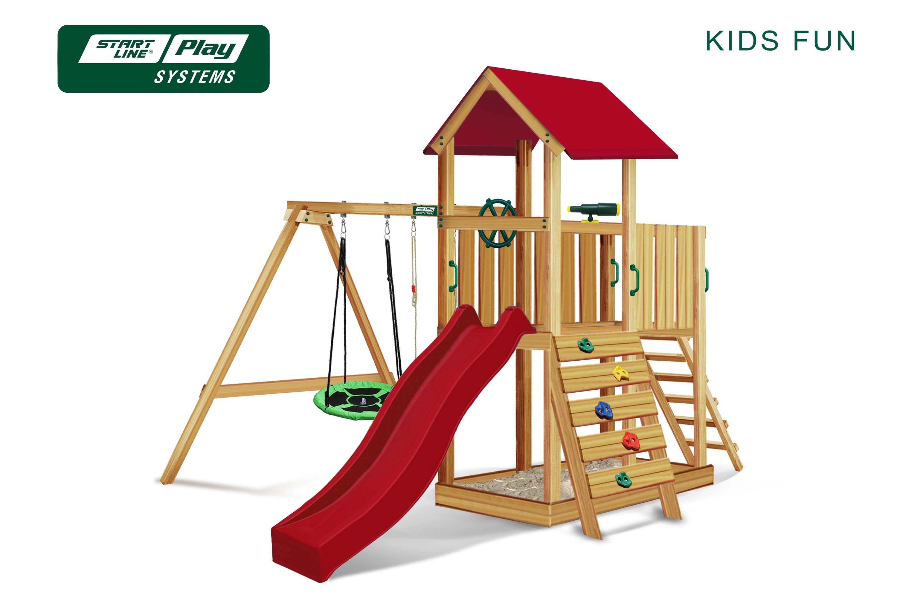 Детский городок KIDS FUN эконом (green)