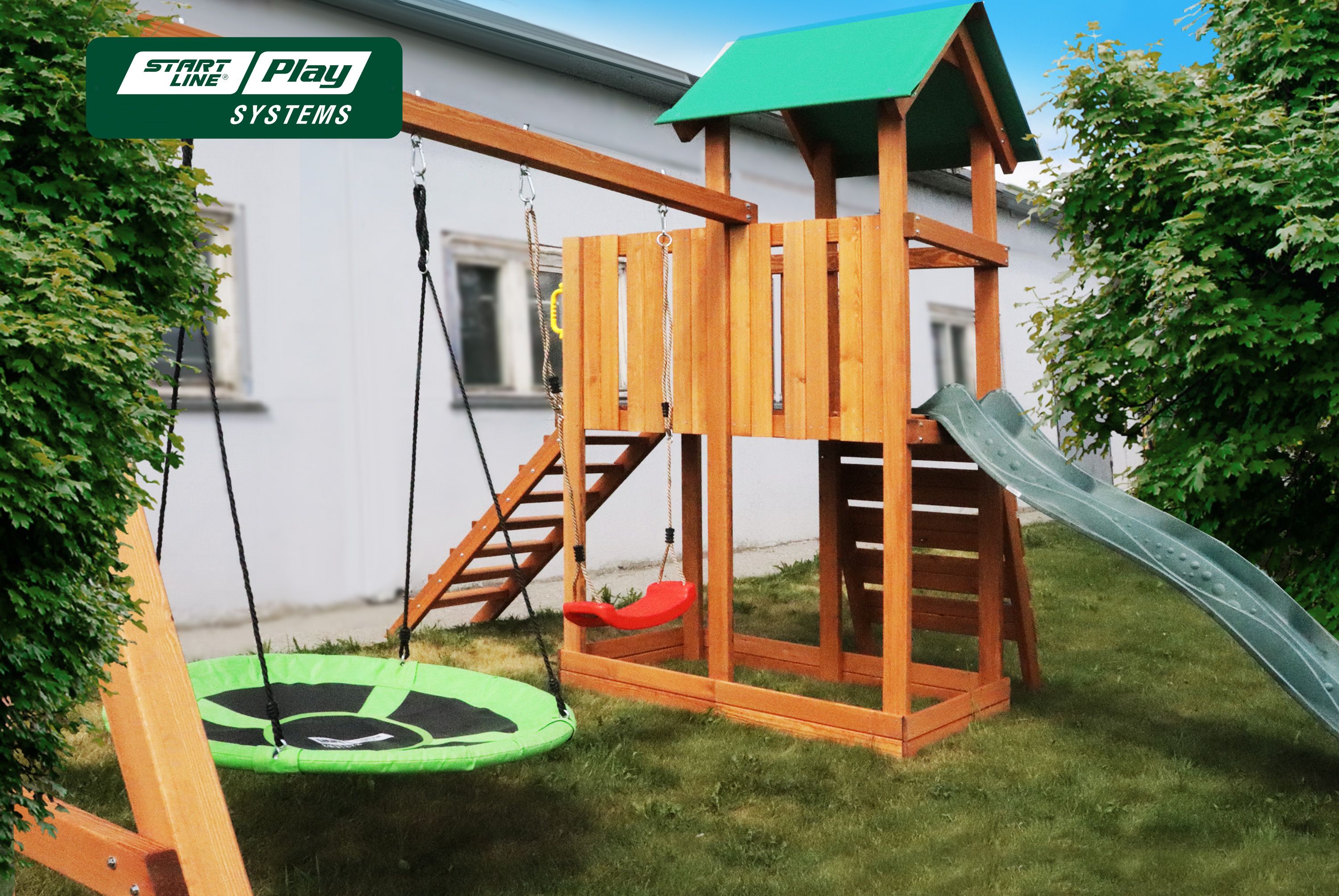 Детский городок KIDS FUN стандарт (green)