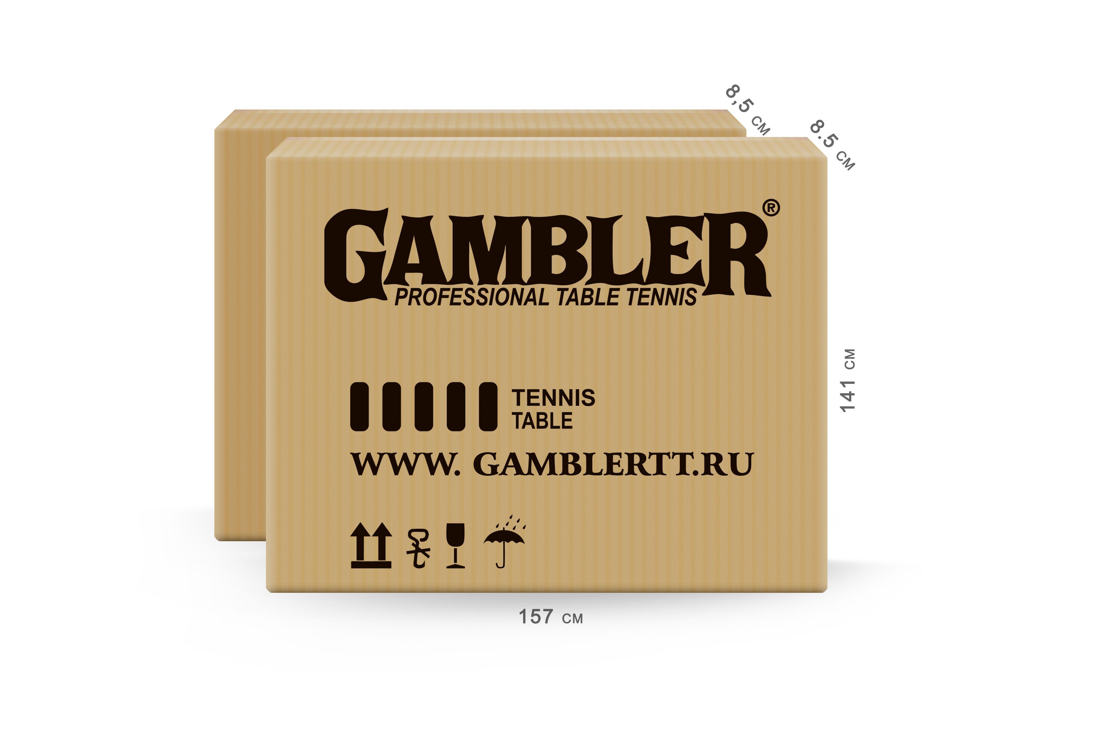 Стол теннисный Gambler Edition Зелёный