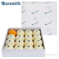 Комплект шаров 60.3 мм Aramith Standard желтый биток