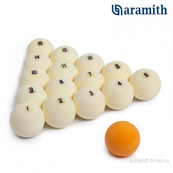 Комплект шаров 60.3 мм Aramith Standard желтый биток