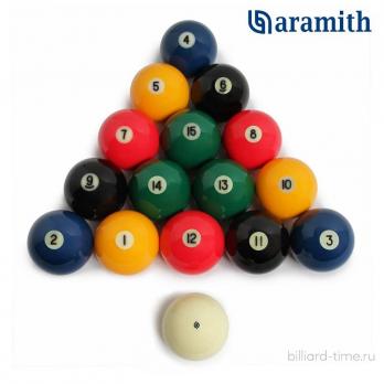Комплект шаров 68 мм Aramith Premier Pyramid Colour с номерами