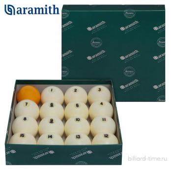 Комплект шаров 68 мм Aramith Premier, желтый биток