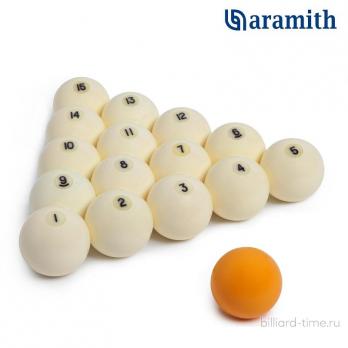 Комплект шаров 68 мм Aramith Premier, желтый биток
