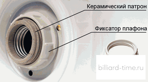 Лампа на один плафон Crown (бронзовая чашка, бронзовый плафон D38см)